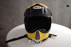 Vintage BELL MOTO3 Pro Motocross Helmet Size L Troy Lee Designs Visor