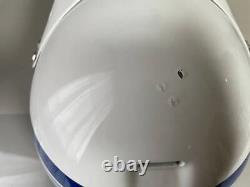 Vintage BELL MOTO5 Motocross Helmet Size 7 1/8 57cm White / Blue