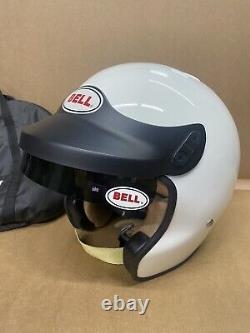 Vintage BELL Snell SA95 Pro Open Face Helmet 7-3/8 Mag 59 With Helmet Bag