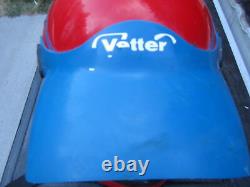 Vintage BELL TNT MOTO CROSS HELMET M VGC red/blue Vetter Viser. 4/89