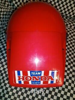 Vintage BELL TNT MOTO CROSS HELMET XL VGC red/blue Honda aria shoei