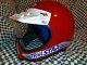Vintage BELL Trailstar helmet and visor VGC red/blue Honda aria shoei Simpson