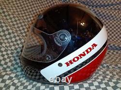 Vintage Bell Hondaline Honda Racing Helmet 6-7/8 Bell, Shoei, arai, Simpson