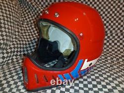 Vintage Bell JT als 2 helmet 7 7 1/8red Simpson Arai Shoei buco