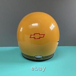 Vintage Bell Moto 3 Motorcycle Helmet Yellow Snell 1975 Size 7 1/8 Motocross