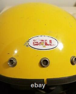 Vintage Bell Moto 3 Star Bell lll Helmet Motocross Size 7 1/2 Motorcycle