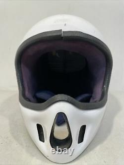 Vintage Bell Moto 4 SL Motocross Helmet White & Pink 1990