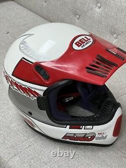 Vintage Bell Moto 5 Motocross Helmet AXO 7 3/4