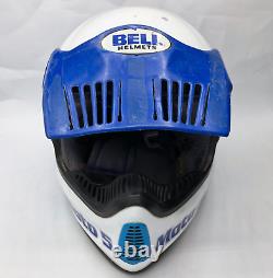 Vintage Bell Moto 5 Motocross Multicolored Helmet Size 7 1/4