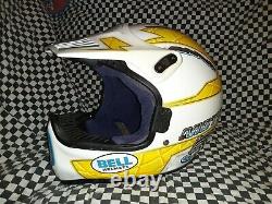 Vintage Bell Moto 5 pro Helmet arai Motocross snell85 vgc 7 1/2 Simpson shoei