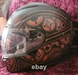 Vintage Bell Powersports RS-1 Steam Punk Full Face Helmet VERY RARE! EXCELLENT