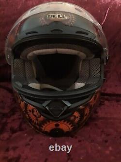 Vintage Bell Powersports RS-1 Steam Punk Full Face Helmet VERY RARE! EXCELLENT