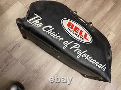 Vintage Bell helmets travel bag/ Gym bag/Carry on bag/ retro racer- 70's Moto