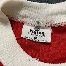 Vintage Buco Motorcycle Jersey Size M Red/ White Viking Buco Helmets NM