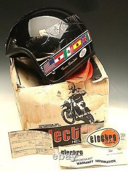Vintage Electro Motorcycle Helmet Motocross Touring Series Beautiful! Bell