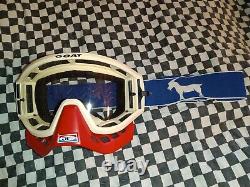Vintage GOAT /JT goggles/mask / guard nos mx, ama, motocross, helmet, visor