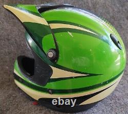 Vintage Green 1989 Fox Racing Pilot Motocross Supercross Helmet XXL