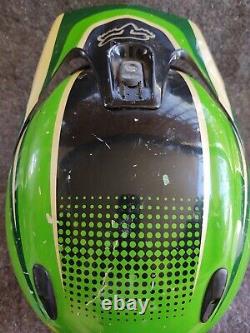 Vintage Green 1989 Fox Racing Pilot Motocross Supercross Helmet XXL