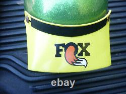 Vintage Green Helmet Motocross Fox Racing Dirtbike Dirt Bike Fox