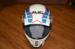 Vintage HJC Motocross Helmet FGX Dieter Def Size L (Large) Dirtbike Motorcycle