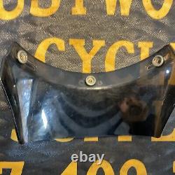 Vintage Hallman Crosspeak Black Smoke Helmet Motocross Visor NICE 4F