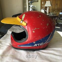 Vintage Honda ATC Hondaline XS Motorcycle Helmet 1980s ATV Motocross RARE