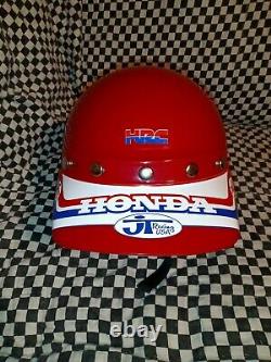 Vintage Honda Line Stag helmet red aria shoei Buco Bell Simpson 7 1/4