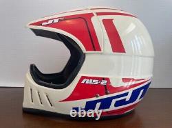 Vintage JT Racing USA Motocross Helmet ALS-2 OG Size M 80's David Bailey