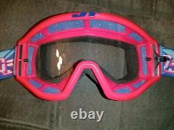 Vintage JT USA pink goggles/blue /Scott /Oakley, MX, motocross, helmet, visor