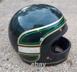 Vintage KRW 7 76 5000 MX Helmet Super X Race Motocross 70s 6 3/4 6 7/8 form b