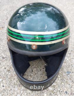Vintage KRW 7 76 5000 MX Helmet Super X Race Motocross 70s 6 3/4 6 7/8 form b