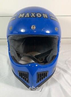 Vintage MAXON RAM AIR HELMET Size Small/ Medium ATV Motocross Moto