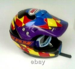Vintage Mike LaRocco II Bell Moto 6 Helmet 7-1/8 MX Motocross