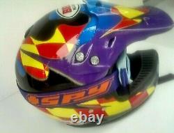 Vintage Mike LaRocco II Bell Moto 6 Helmet 7-1/8 MX Motocross