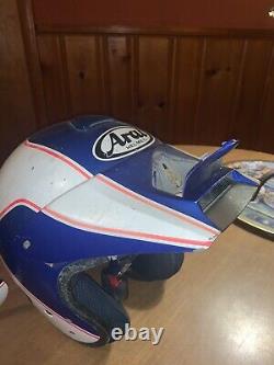 Vintage Motocross Arai Jeff Stanton Helmet size M