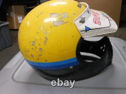 Vintage Motocross MX BMX Full Face Helmet with Dyno Moto Peak Visor