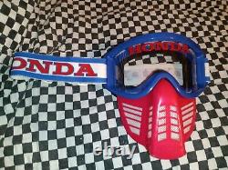 Vintage N. O. S. Answer Honda /goggles/mask / guard, mx, ama, motocross, helmet