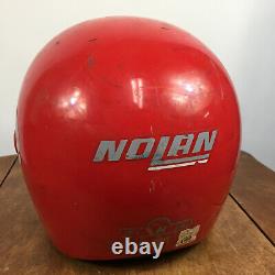 Vintage Nolan Helmet Motorcycle F1 Formula 1 Enduro Motocross MX Closed Face