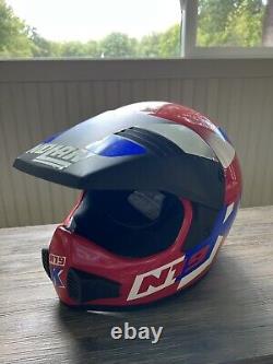 Vintage Nolan N19 Motocross Dirt Bike Helmet 1992 EXCELLENT CONDITION FREE SHIP