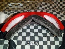 Vintage Oakley MX red goggles /face guard nos mx, ama, motocross, helmet, visor