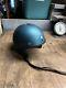 Vintage Old Rare Original Buco Motorcycle Racing Half Helmet Leather Flaps USA