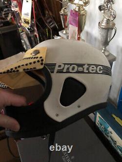 Vintage Old School Bmx Pro-tec Full Face Helmet 1981