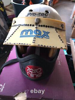 Vintage Old School Bmx Pro-tec Full Face Helmet 1981