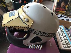 Vintage Old School Bmx Pro-tec Full Face Helmet 1981