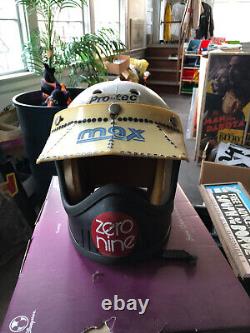 Vintage Old School Bmx Pro-tec Full Face Helmet 1981