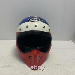 Vintage Originator Arai MX-I Motocross Full-Face Helmet Tricolor Size M Used