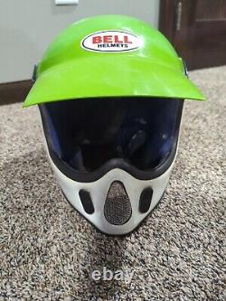 Vintage RARE 1980'S BELL MOTO-4 MOTO-5 Rick Johnson Model Motocross Helmet
