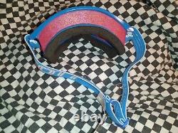 Vintage SCOTT 87 otg blue / red, mx, ama, motocross, helmet, visor
