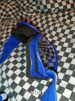 Vintage SCOTT 89 Blue goggles/mask guard, mx, ama, motocross, helmet, visor