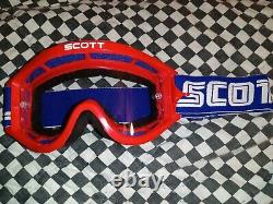 Vintage SCOTT 89 goggles black, mx, ama, motocross, helmet, visor